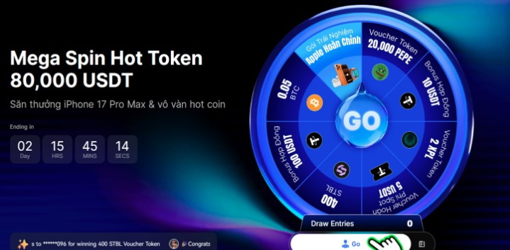 Giao dịch và nhận iPhone 17 tại BingX