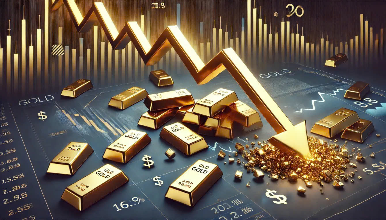 Giá Vàng Rơi Thẳng Đứng Trong Phiên Giao Dịch Tại Mỹ