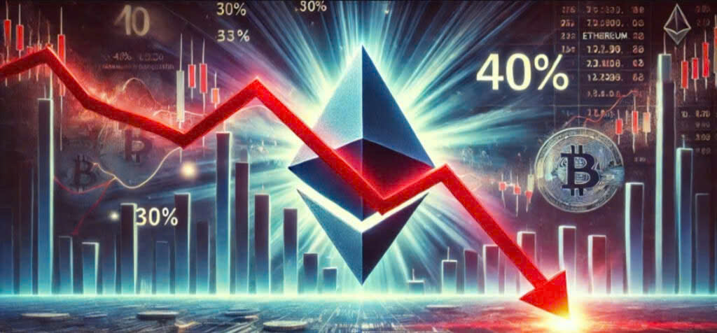 Thị Phần Ethereum Trượt Dốc Không Phanh: Lao Dốc Xuống Mức Thấp Kỷ Lục