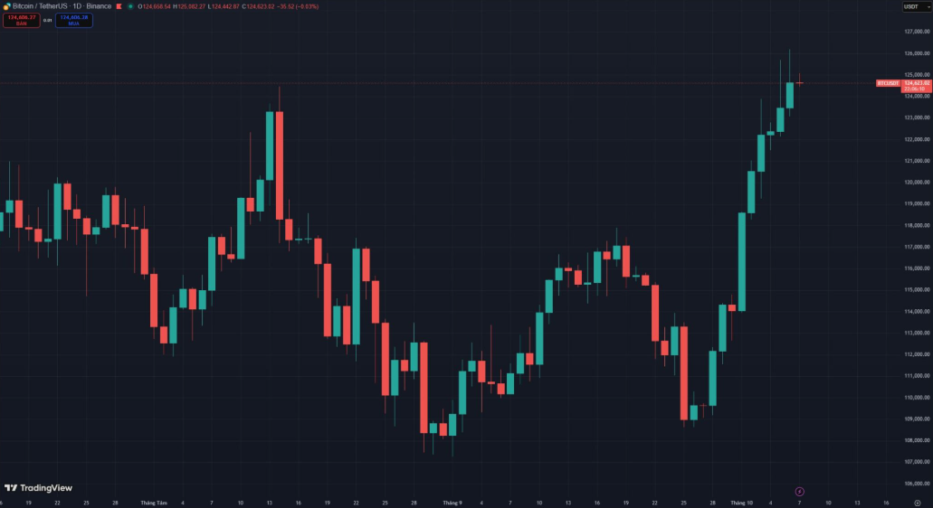 Biểu đồ giá bitcoin